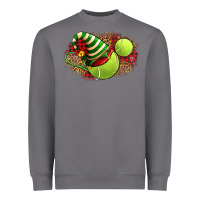 Storm Tennis Christmas With Racket And Hat Heavyweight Sweatshirt - FaDigitalArtStudio