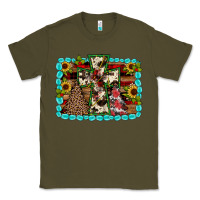Army Green Christmas cross Classic Tee - JahusDesignShop