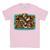 Bubblegum Pink Christmas cross Classic Tee - JahusDesignShop