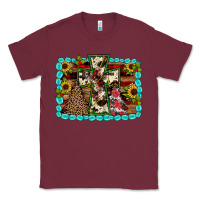 Burgundy Christmas cross Classic Tee - JahusDesignShop