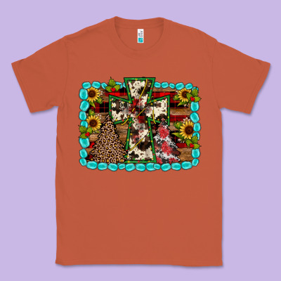 Christmas Cross Classic Tee Designed By Jahusdesignshop