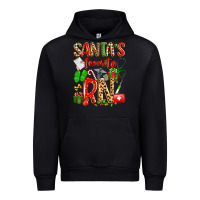 Black santa's favorite RN Urban Hoodie - texasbilliewilder