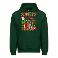 Forest Green santa's favorite RN Urban Hoodie - texasbilliewilder