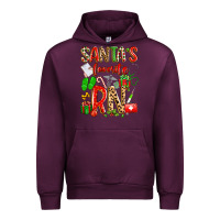 Mauve Wine santa's favorite RN Urban Hoodie - texasbilliewilder