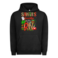 Pigment Black santa's favorite RN Urban Hoodie - texasbilliewilder