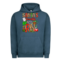 Pigment Midnight Navy santa's favorite RN Urban Hoodie - texasbilliewilder