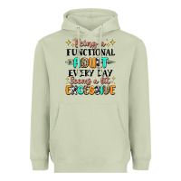 Matcha being a functional adult every day seems  a bit ex Heavyweight Hoodie - MaliasSmallBusiness