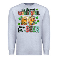 Heather Grey its the most wonderful time for a year Premium Sweatshirt - MaliasSmallBusiness