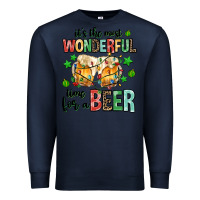 Navy its the most wonderful time for a year Premium Sweatshirt - MaliasSmallBusiness