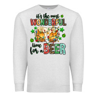 Oatmeal Heather its the most wonderful time for a year Premium Sweatshirt - MaliasSmallBusiness