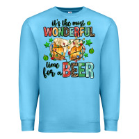 Ocean Blue its the most wonderful time for a year Premium Sweatshirt - MaliasSmallBusiness