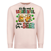 Pale Pink its the most wonderful time for a year Premium Sweatshirt - MaliasSmallBusiness