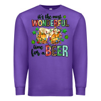 Purple its the most wonderful time for a year Premium Sweatshirt - MaliasSmallBusiness