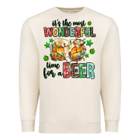 Sandshell its the most wonderful time for a year Premium Sweatshirt - MaliasSmallBusiness