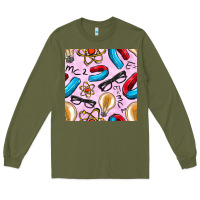 Physics Seamless Pattern Long Sleeve Tee | Teevron