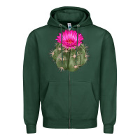 Sports Green eagle claws cactus Zipper Hoodie - LillyAllenDesigns