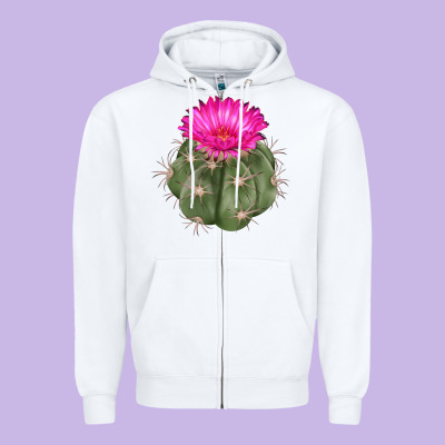 Eagle Claws Cactus Zipper Hoodie Designed By Lillyallendesigns