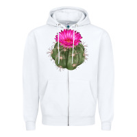 White eagle claws cactus Zipper Hoodie - LillyAllenDesigns