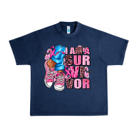 Navy i am a survivor Urban Heavy Tee - AdoDesignShop