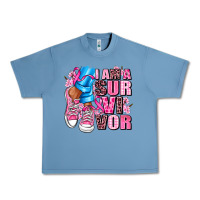 Pebble Blue i am a survivor Urban Heavy Tee - AdoDesignShop
