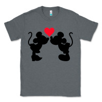 Charcoal Heather Minnie Mouse Classic Tee - CowhideDigitalArt