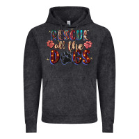 Vintage Black rescue all the dogs Vintage Hoodie - Zillion Design Studio