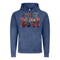 Vintage Denim rescue all the dogs Vintage Hoodie - Zillion Design Studio