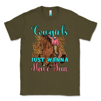 Army Green cowgirls just wanna have fun Classic Tee - Artiststas