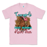 Bubblegum Pink cowgirls just wanna have fun Classic Tee - Artiststas