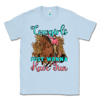 Dusty Blue cowgirls just wanna have fun Classic Tee - Artiststas