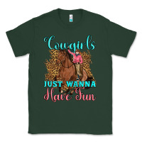 Sports Green cowgirls just wanna have fun Classic Tee - Artiststas