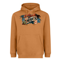 Meerkat patriotic drunk america Heavyweight Hoodie - NancyCooperArtShop