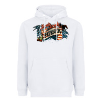 White patriotic drunk america Heavyweight Hoodie - NancyCooperArtShop
