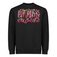 Black mama is valentine Heavyweight Sweatshirt - RacoonDesign