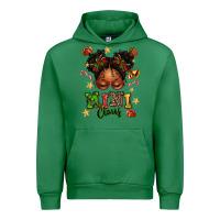 Emerald mini claus messy bun Urban Hoodie - texasbilliewilder