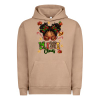 Pigment Burro mini claus messy bun Urban Hoodie - texasbilliewilder