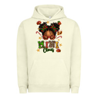 Pigment Pistachio mini claus messy bun Urban Hoodie - texasbilliewilder