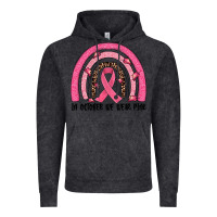 Vintage Black in october we wear pink rainbow Vintage Hoodie - JahusDesignShop