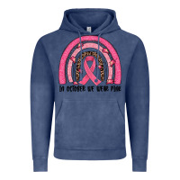 Vintage Denim in october we wear pink rainbow Vintage Hoodie - JahusDesignShop