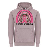 Vintage Zinc in october we wear pink rainbow Vintage Hoodie - JahusDesignShop