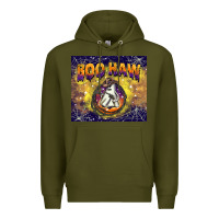 Army Green boo haw tumbler Premium Hoodie - BarkalooDesign