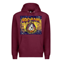 Burgundy boo haw tumbler Premium Hoodie - BarkalooDesign