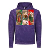 Cloud Purple Virgin Mary and San Judas Vintage Hoodie - CTS Tumbler Store