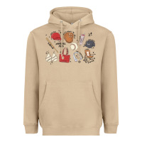 Mushroom baseball mom Heavyweight Hoodie - MaliasSmallBusiness