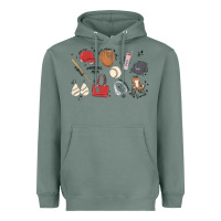 Sage baseball mom Heavyweight Hoodie - MaliasSmallBusiness