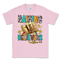 Bubblegum Pink Raising believers matthew 4 17 Classic Tee - AdoDesignShop