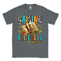 Charcoal Heather Raising believers matthew 4 17 Classic Tee - AdoDesignShop