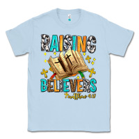 Dusty Blue Raising believers matthew 4 17 Classic Tee - AdoDesignShop