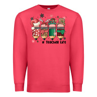Cardinal teacher christmas Premium Sweatshirt - MaliasSmallBusiness