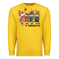 Lemon teacher christmas Premium Sweatshirt - MaliasSmallBusiness